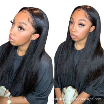Unprocessed Brazilian Human Hair Straight Lace Wig OEM Vendors 13x4/13x6/5x5/4x4 Virgin Cuticle Aligned Lace 100% Human Hair Wig